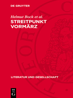 cover image of Streitpunkt Vormärz